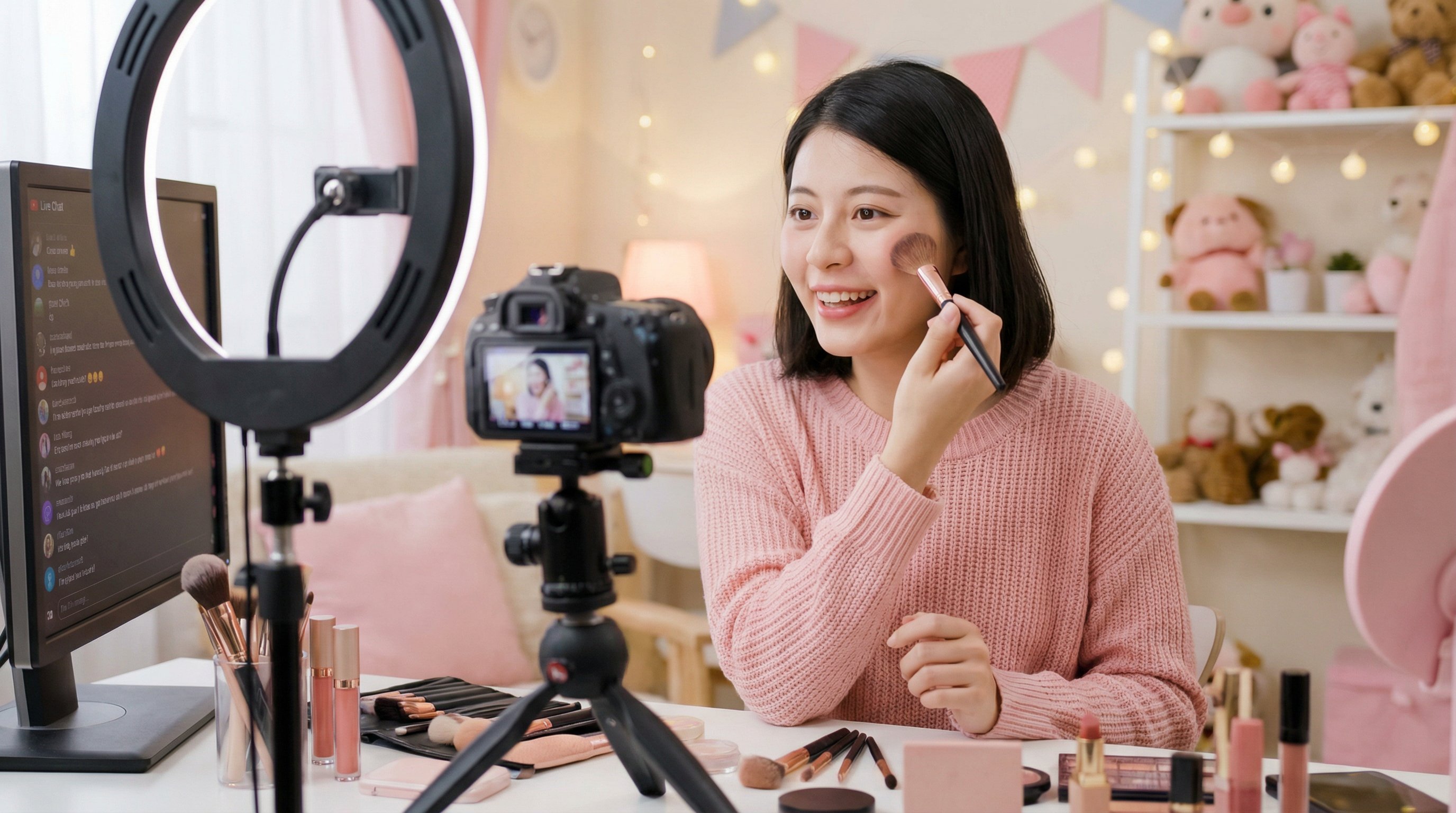 17c一起草美妆视频教程